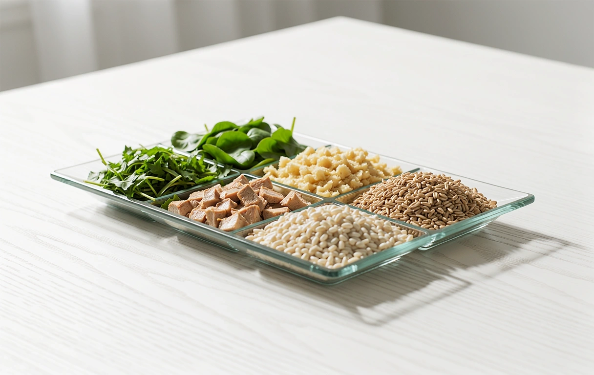 Material educativo de porciones